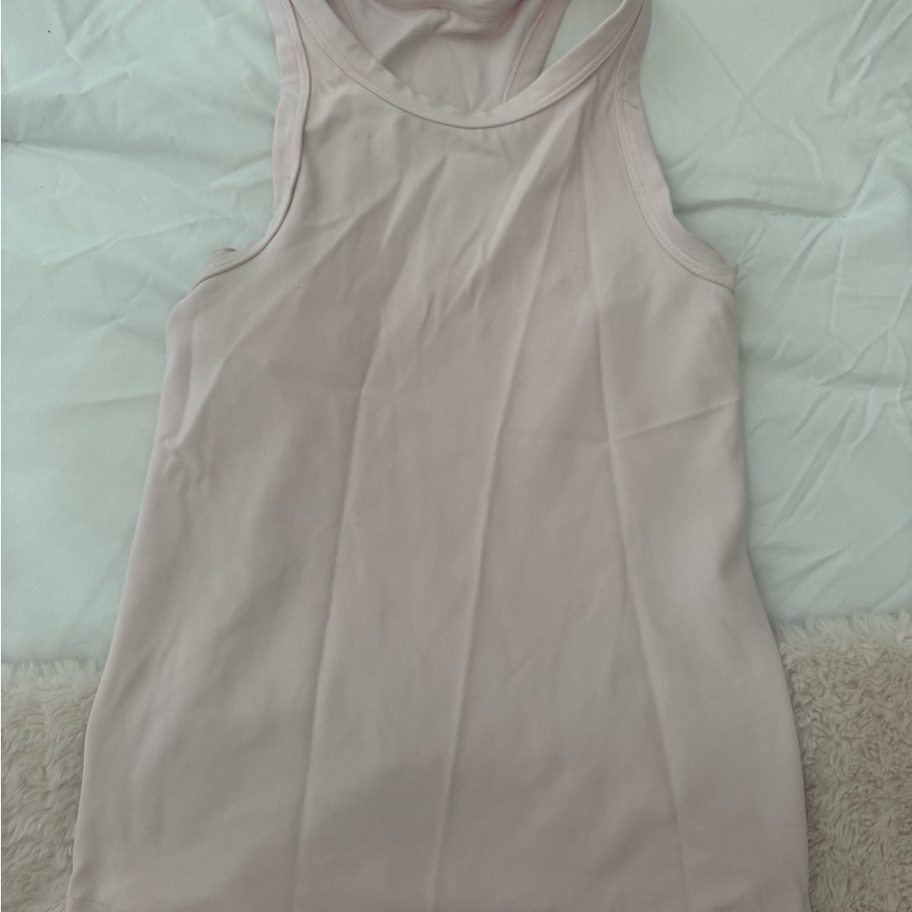 Lululemon Athletica Pink Fitted Tank Top
